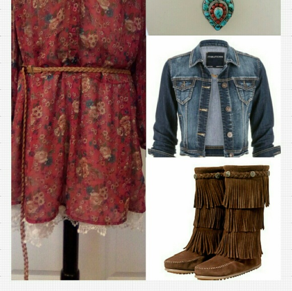 Plus Size Pure Energy Sheer Floral Print Blouse - Picture 2 of 2